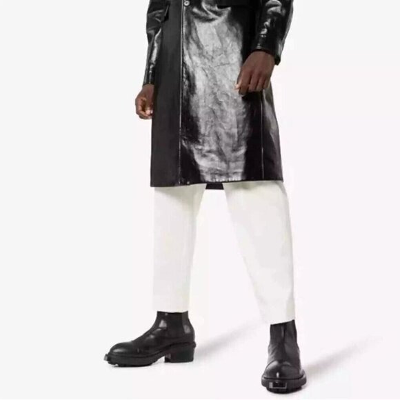 Eytys Nikita Leather Chelsea Boots 40 M 7.5 W 9 Unisex Black $370 - Picture 3 of 16